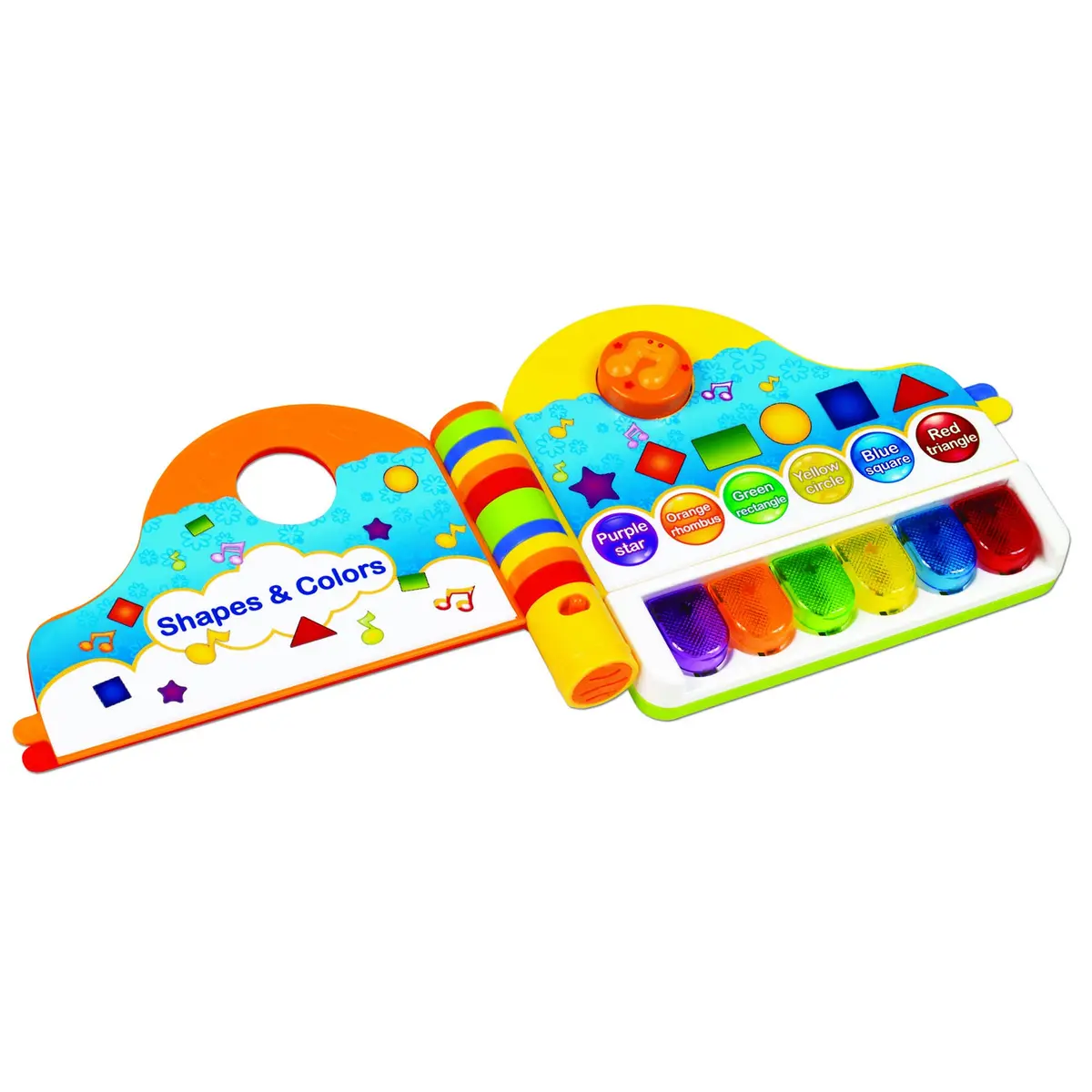 Small World Toys Musical Learning Library Piano-Shaped Book 1