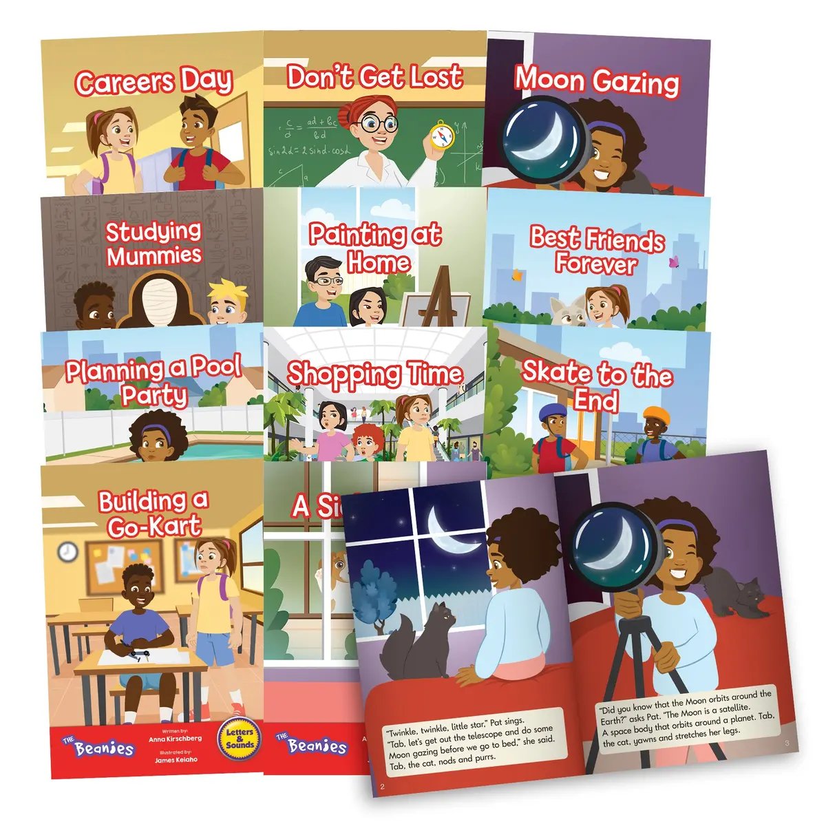Junior Learning Beanies Diversity 12-Book Set - Phase 6 Hi-Lo Decodables 1