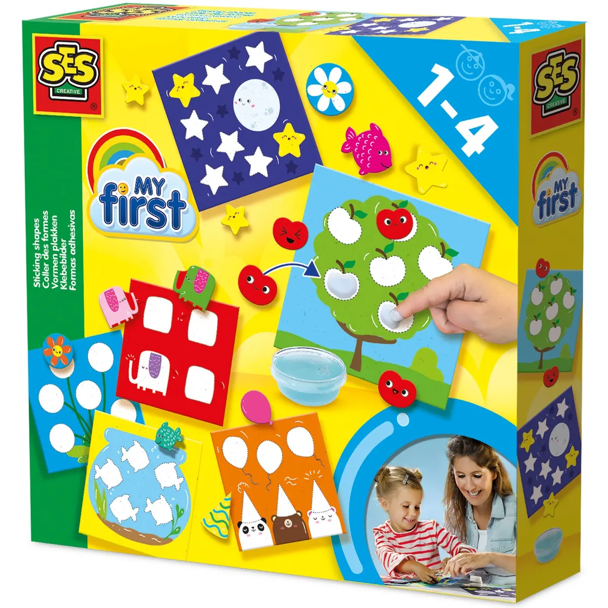 Ses Creative My First Sticking Shapes Mosaic Art Activity Kit For Toddlers 1