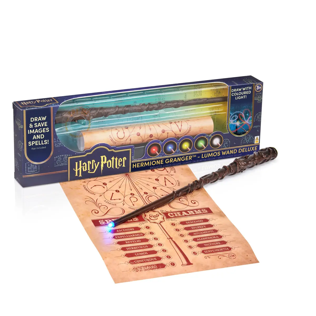 Wizarding World Harry Potter 14" Hermione Granger Lumos Magic Wand With Led Tip 1