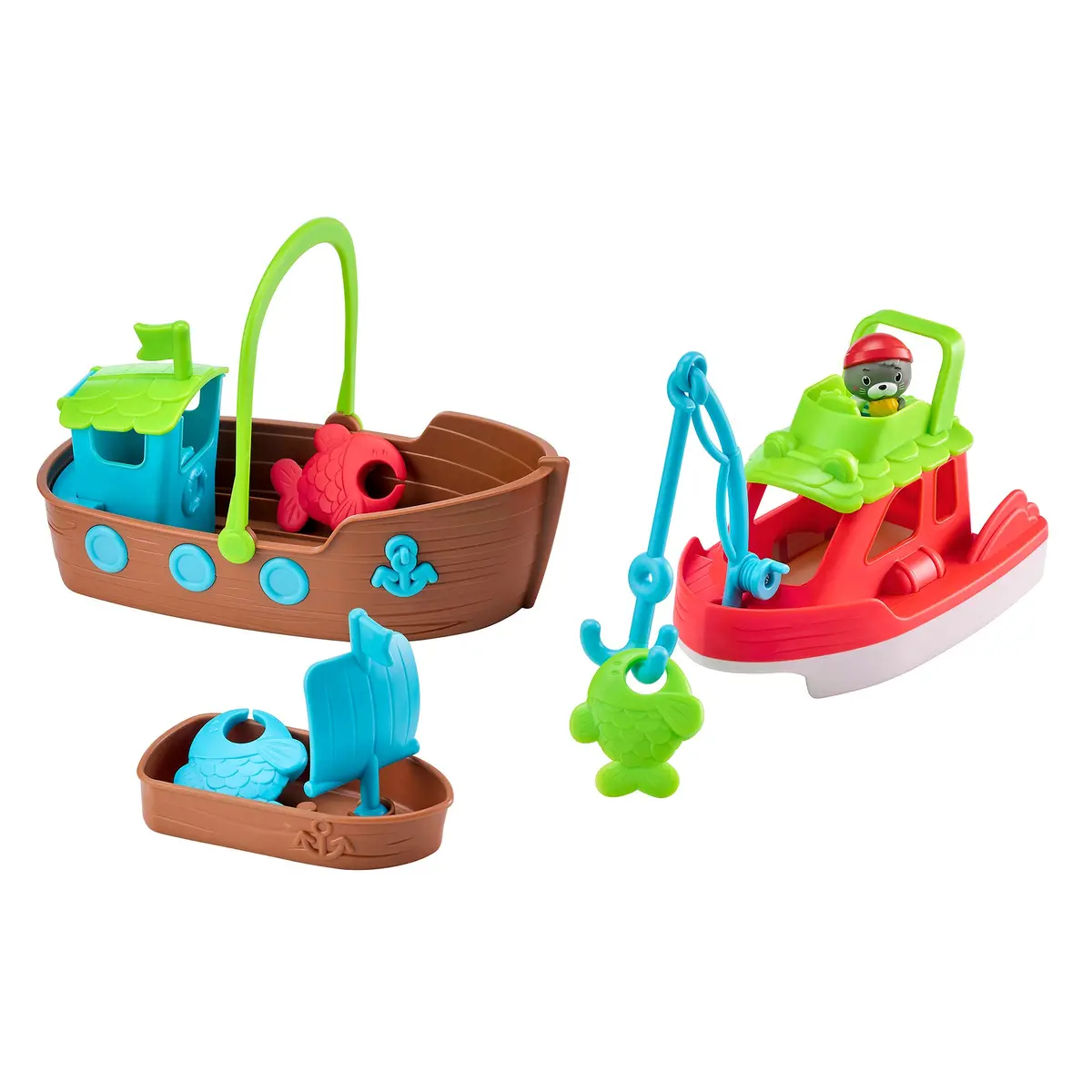 Timber Tots Nesting Boats - 3-In-1 Transforming Playset 1