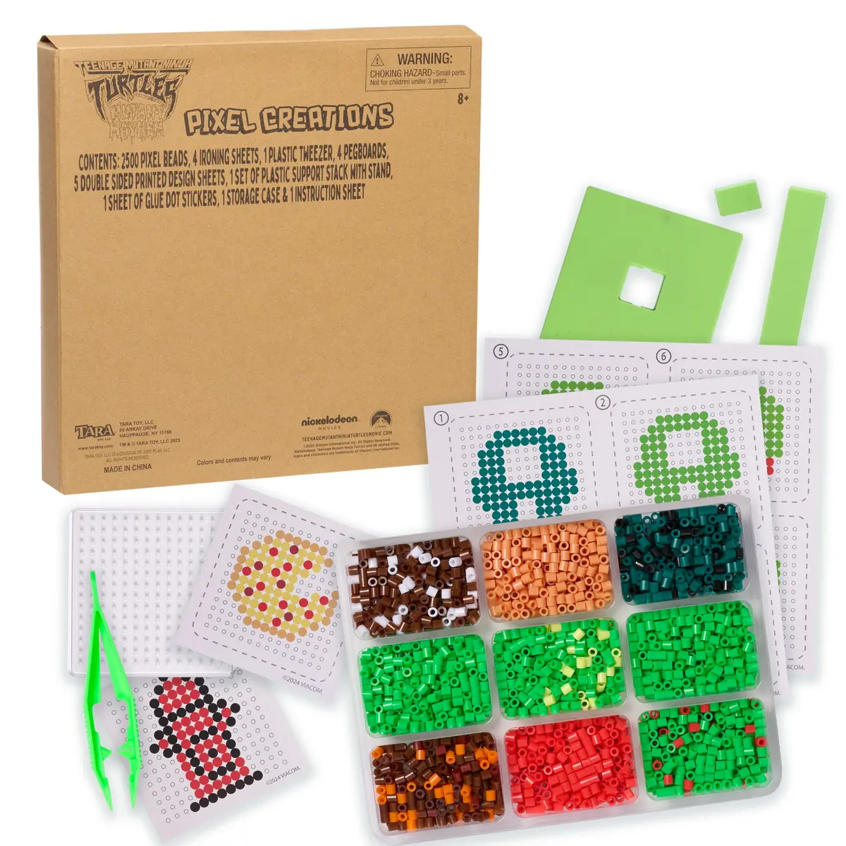 Teenage Mutant Ninja Turtles 3D Pixel Art Bead Set - 2500 Pieces 1