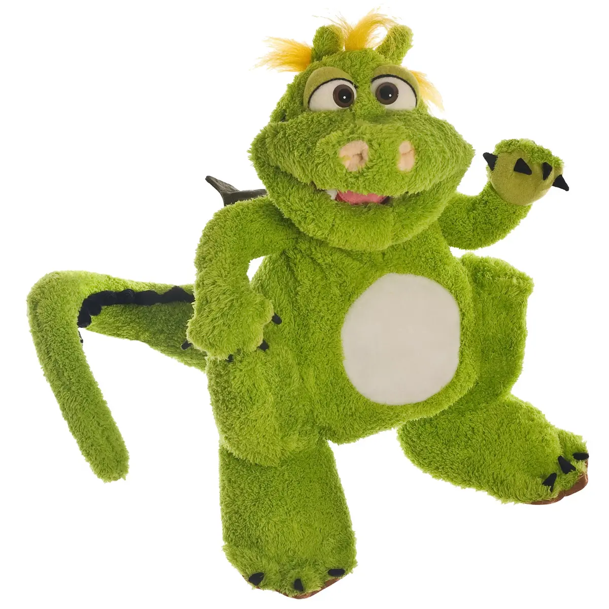 Living Puppets Toots The Green Dragon 14" Hand Puppet 1