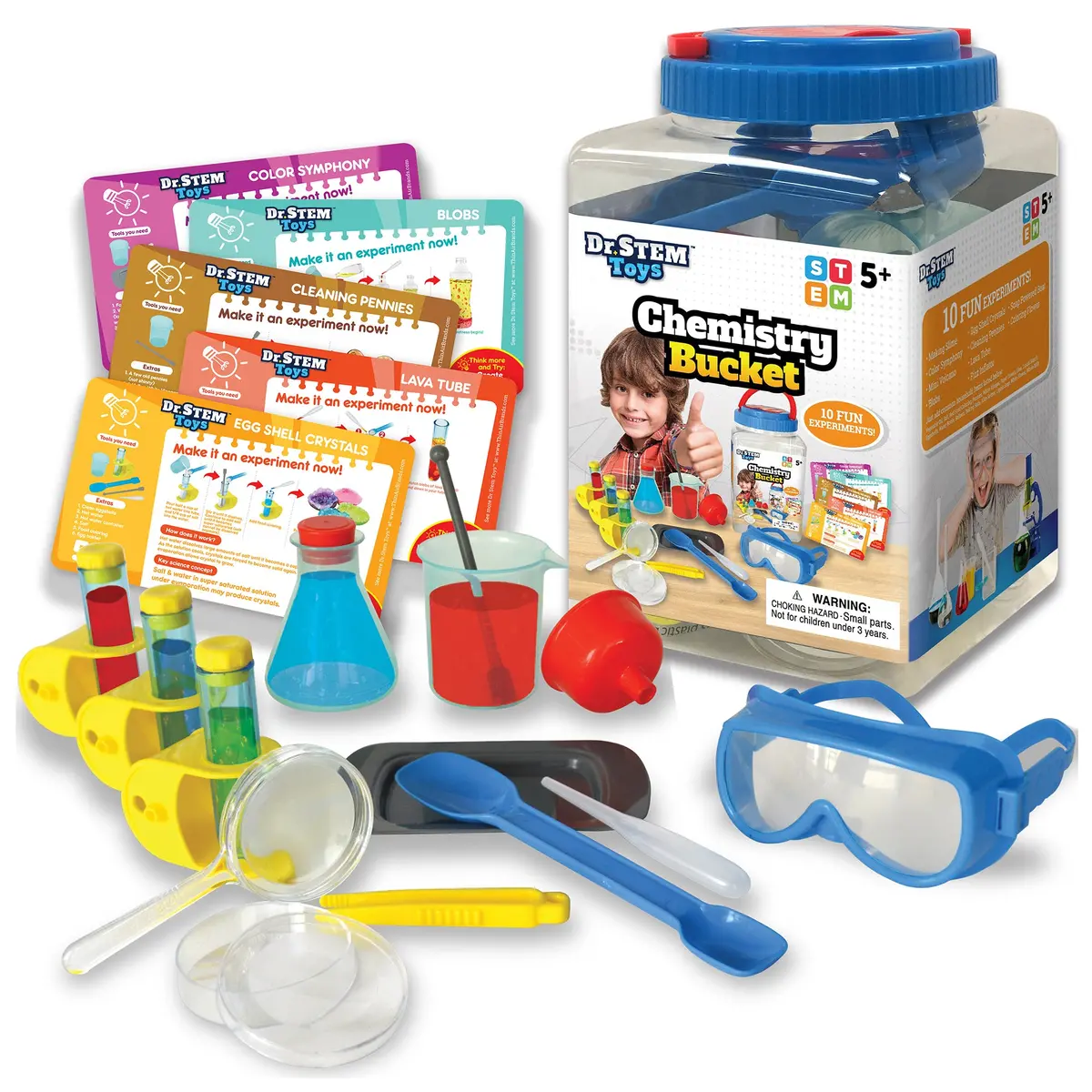 Dr. Stem Chemistry Adventure Set - 10 Experiment Kit For Kids Age 5+ 1