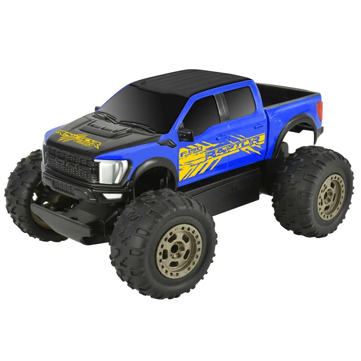Taiyo Ford Raptor Rc Truck - Blue & Yellow - 1:22 Scale 1