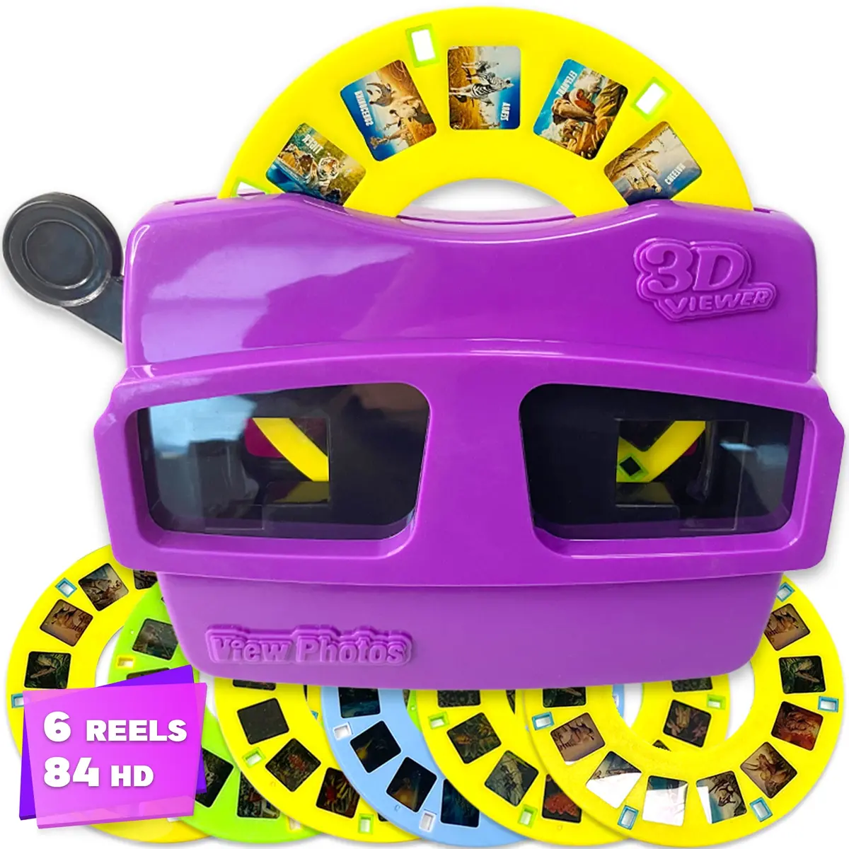 Vibrant 3D Image Viewer - 6 Reel Adventure Pack 1