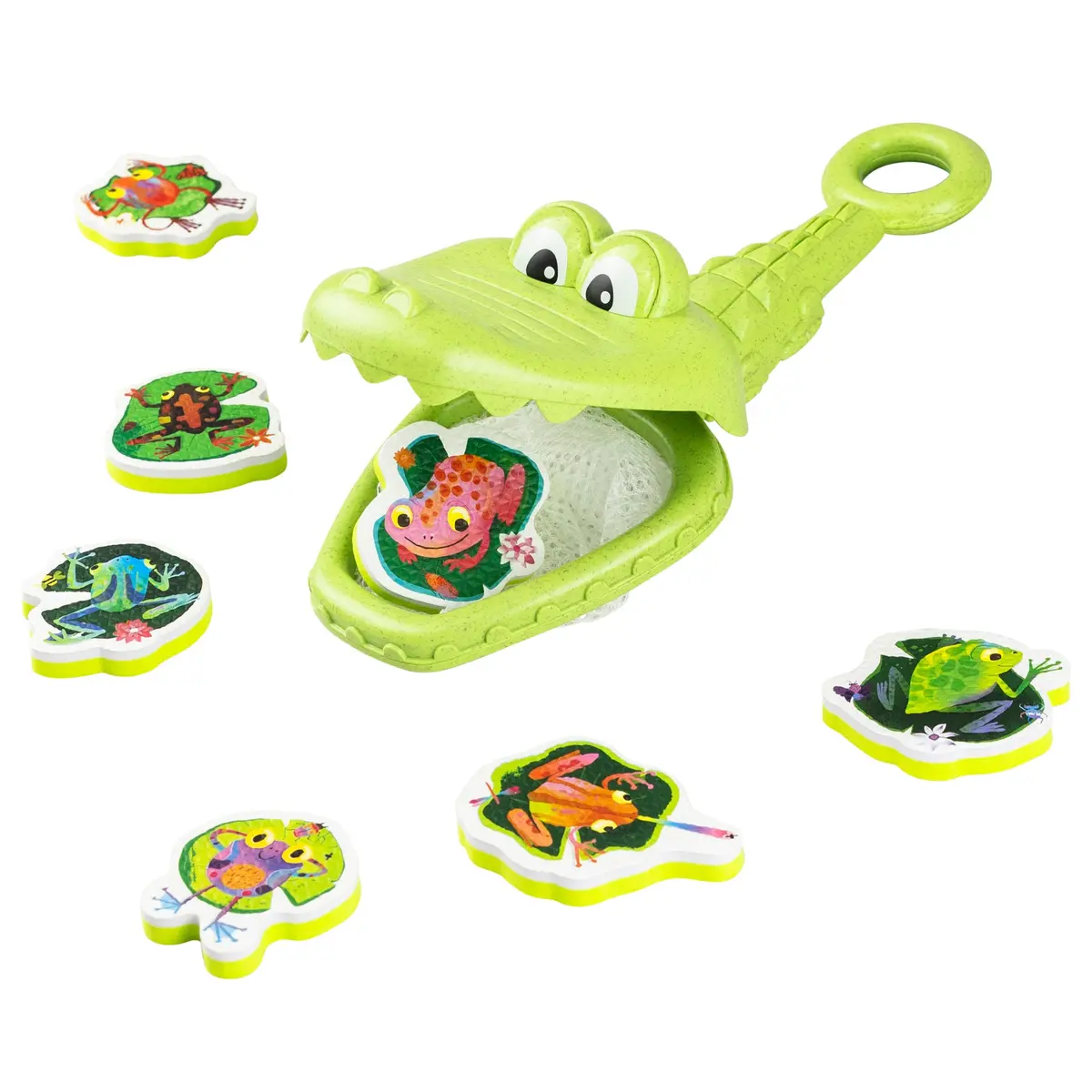 Tiger Tribe Croc Chasey - Eco-Friendly Bath Adventure Toy 1