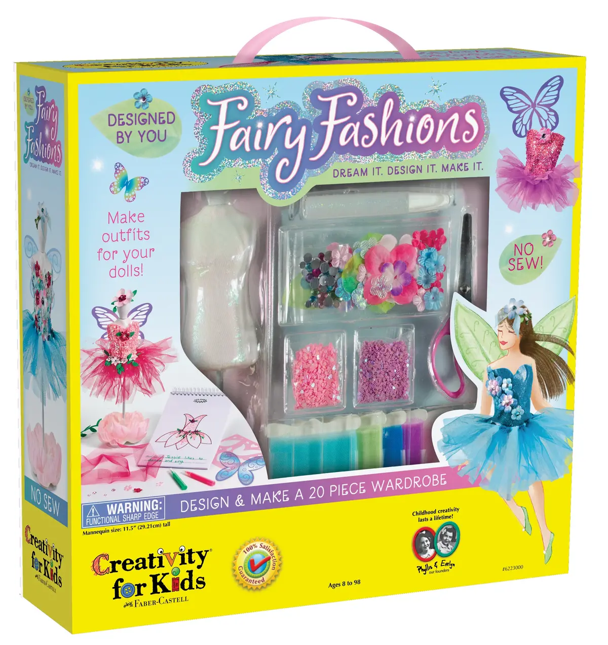 Creativity For Kids Designed By You Fairy Fashions - No-Sew Dress-Up Kit 1
