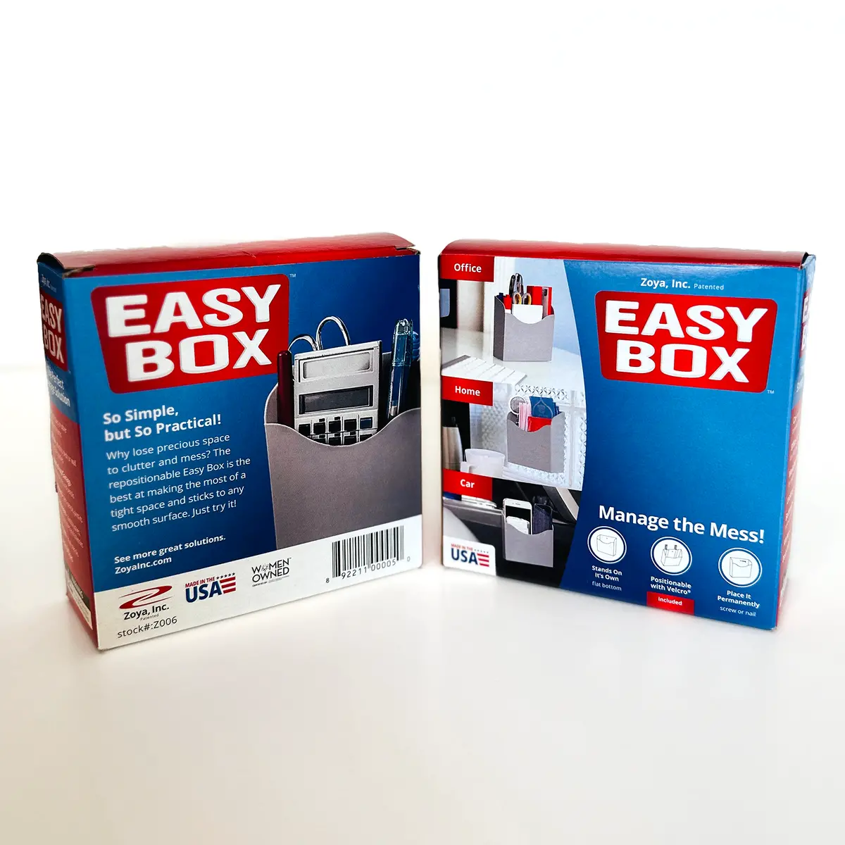 Zoya Easy Box Organizer 2-Pk: Ultimate Storage Solution 1