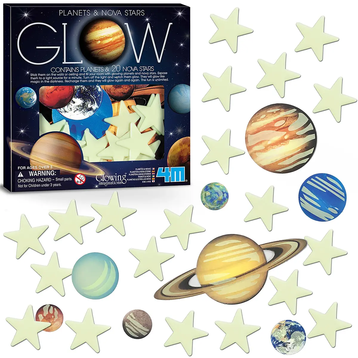 Cosmic Glow: Planets & Nova Star Bedroom Galaxy Kit 1