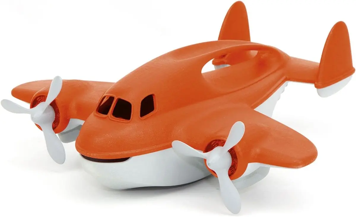 Green Toys Eco-Friendly Fire Plane - Safe, Dishwasher Safe, Recycled Plastic 1