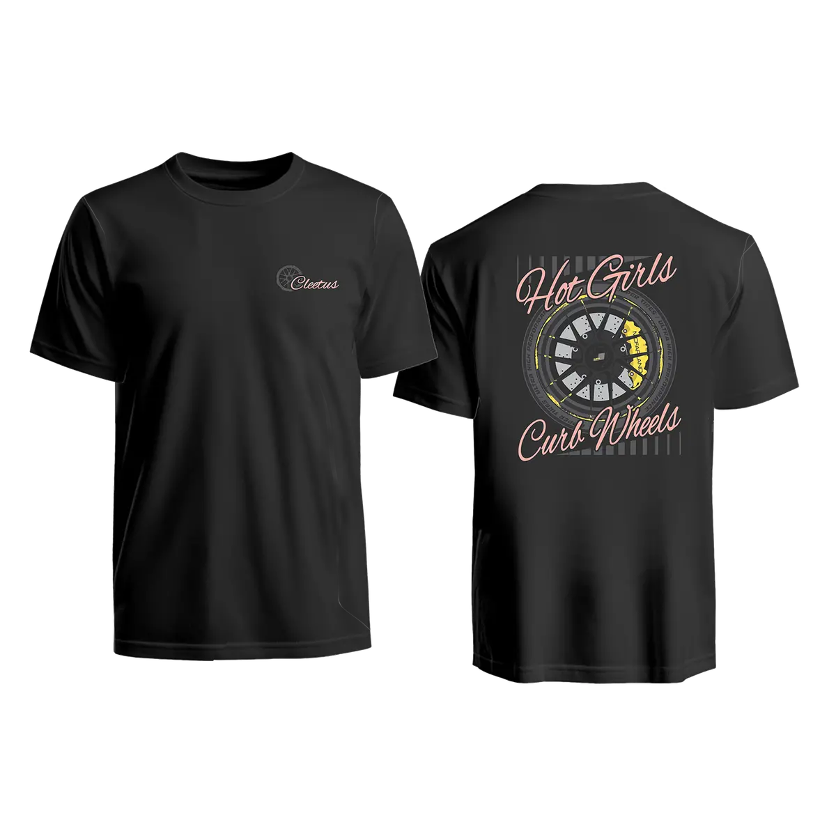 Cleetus Hot Girls Curb Wheels Crop Top Shirt 1