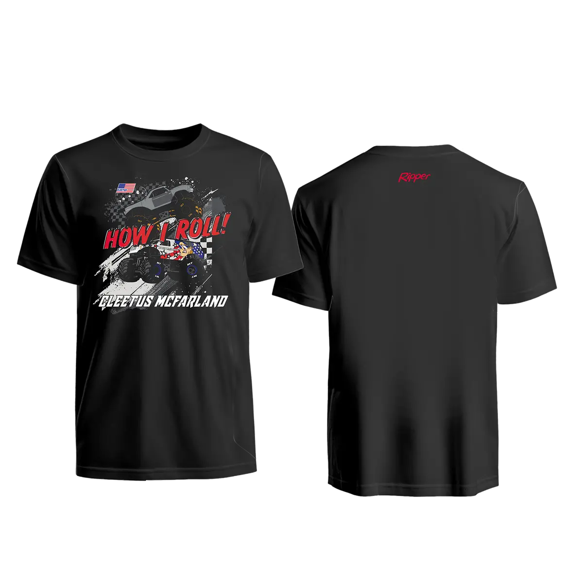 Cleetus Youth Monster Truck Shirt 1
