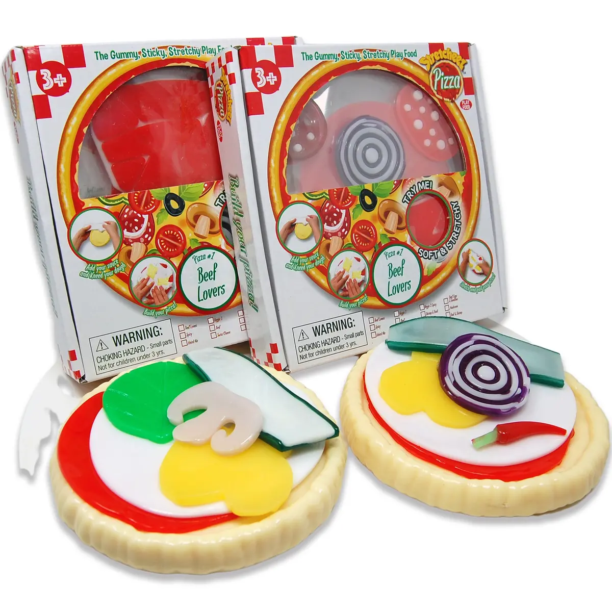 Stretcheez Pizza 2Pk – Collectible Squishy Toy Food For Kids 3+ 1