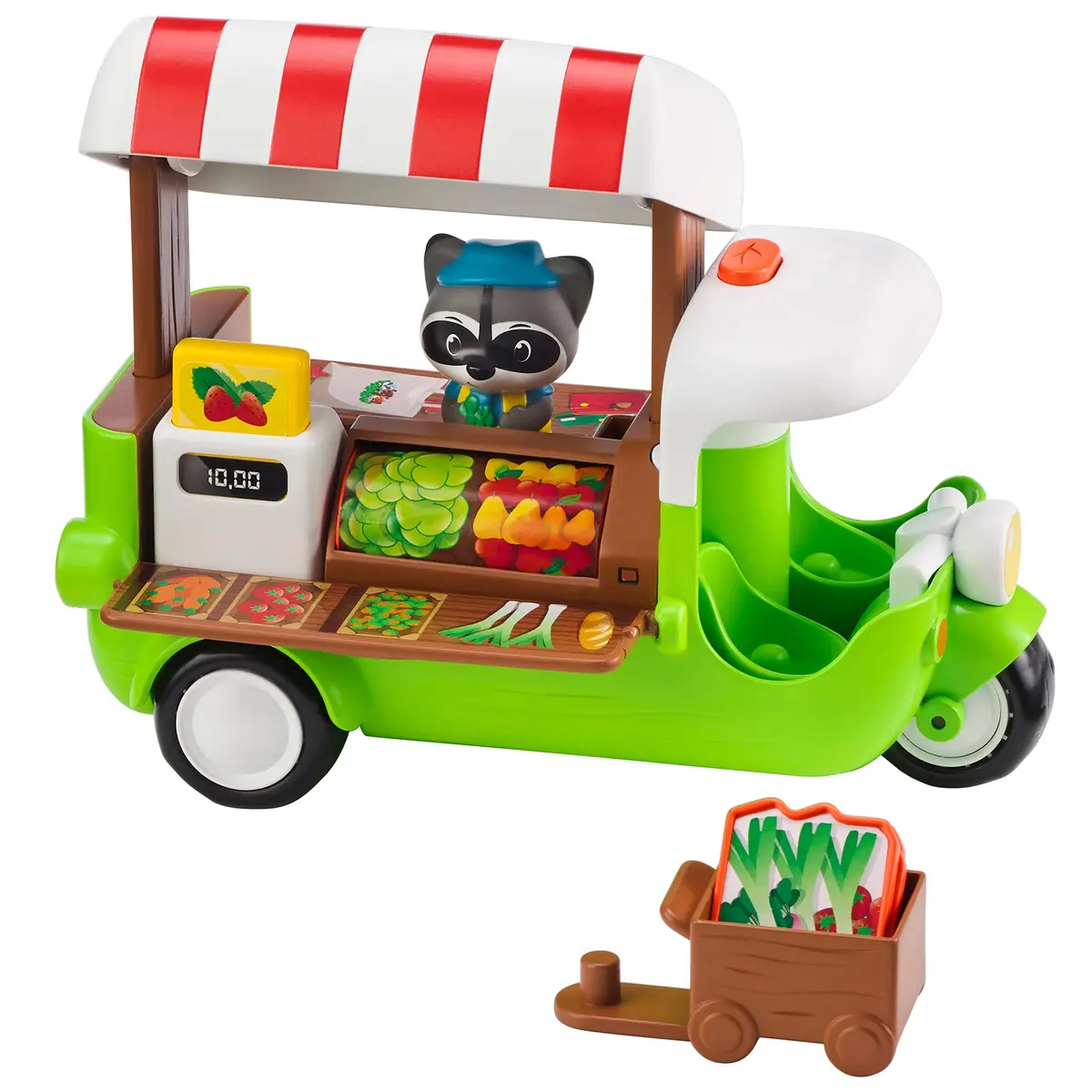 Timber Tots Deluxe Food Truck Playset With Raccoon Figurine 1