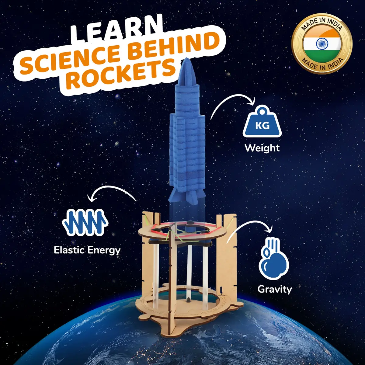 Smartivity Chandrayaan Space Rocket Launcher Science Kit 1