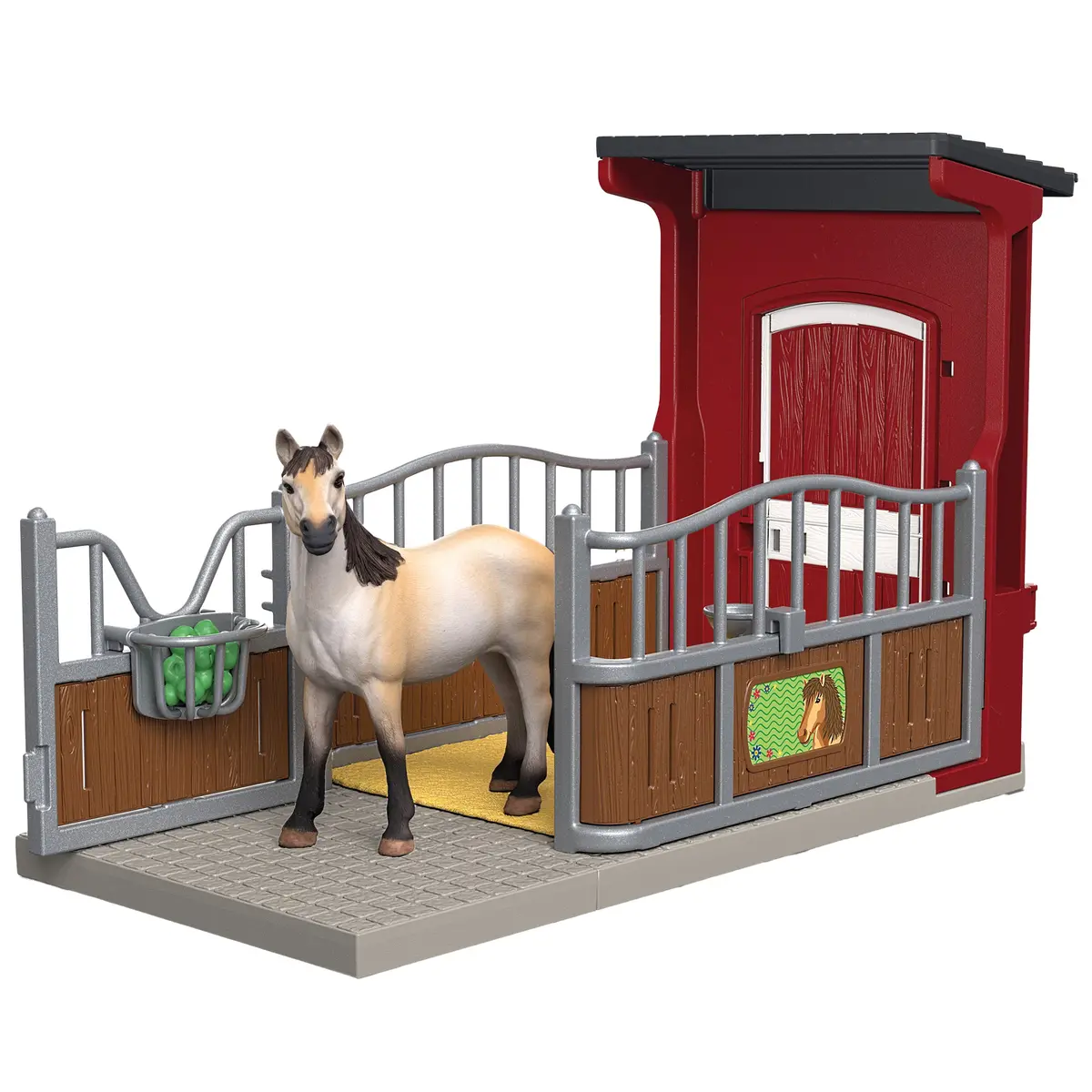 Schleich Farm World Ponybox & Mustang Mare - 4Pc Playset 1