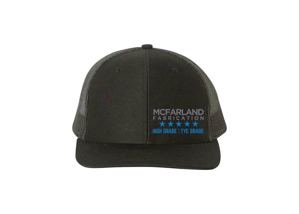 Tye Grade Mcfarland Fabrication Snapback Hat 1