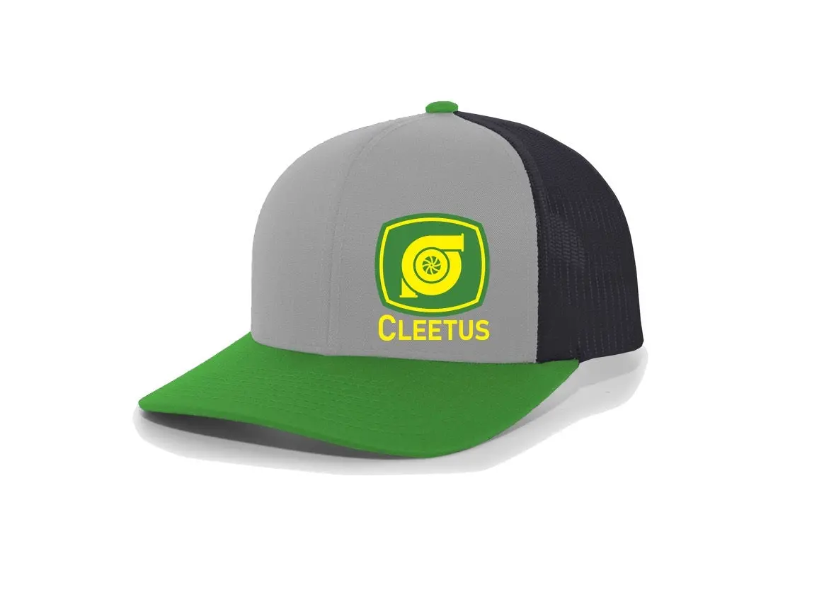 Cleetus Green And Yellow Turbo Snapback 1