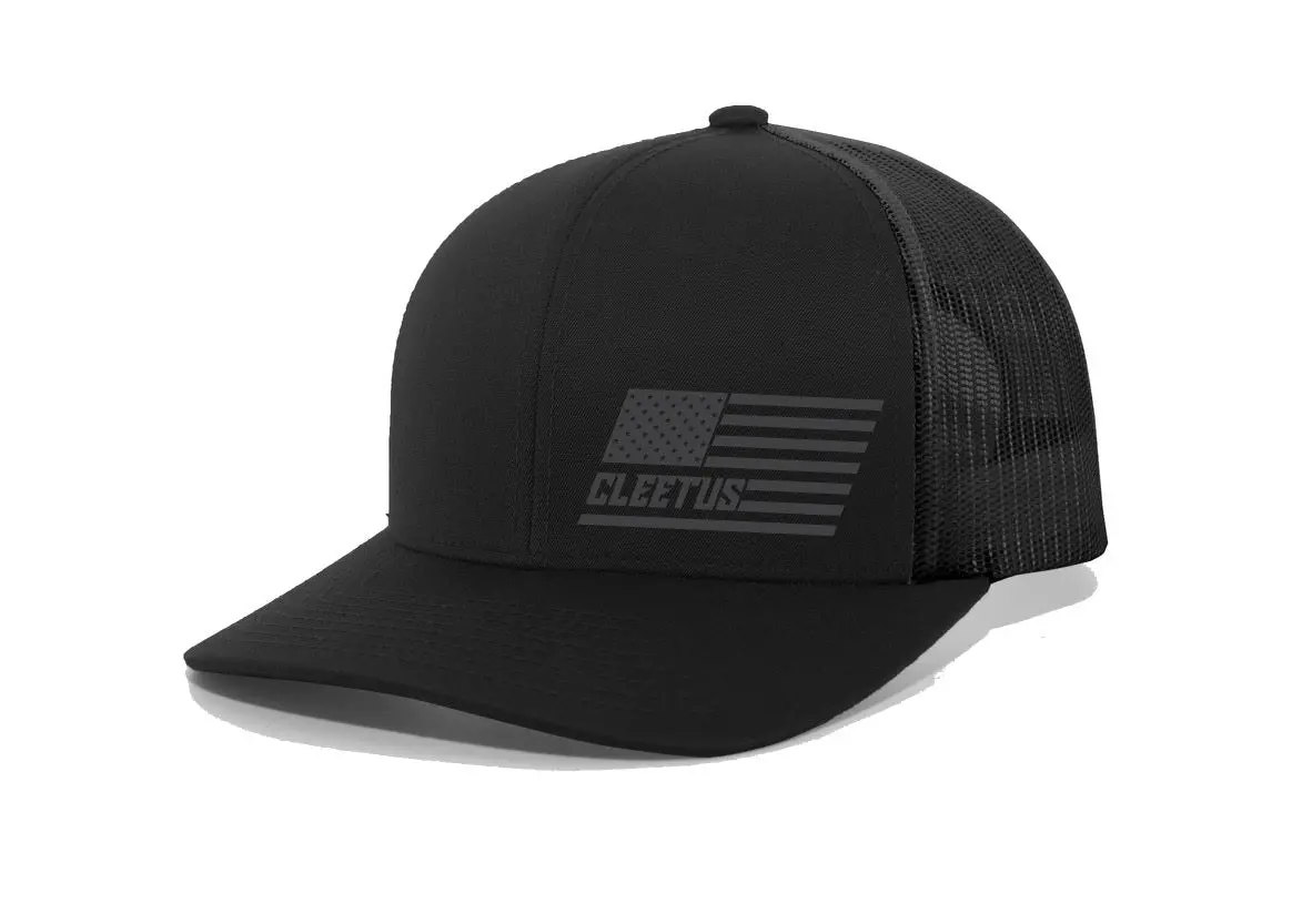 Cleetus Machine Flag Asphalt Snapback 1