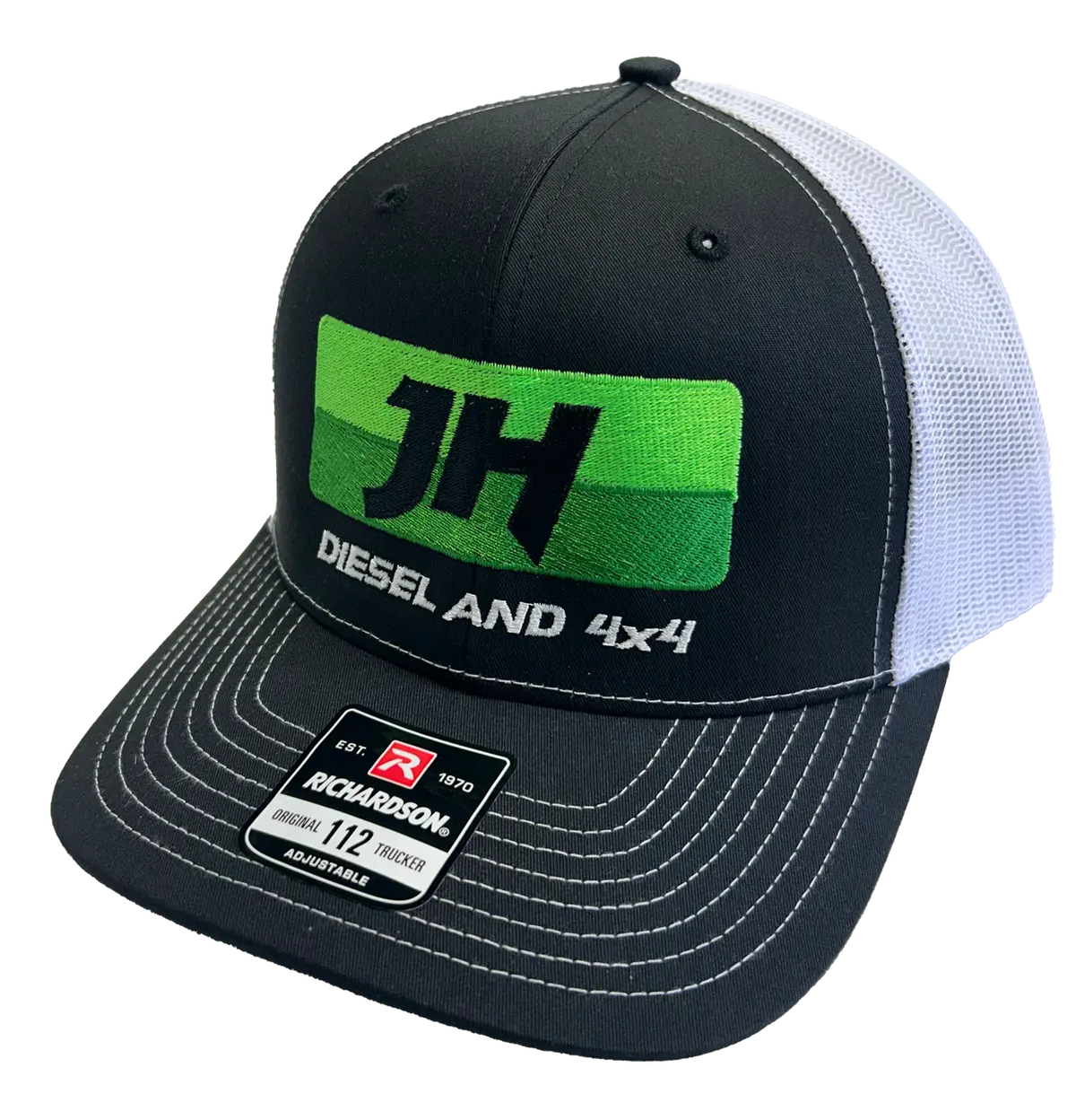 Jh's Diesel Black And White Richardson Snapback 1