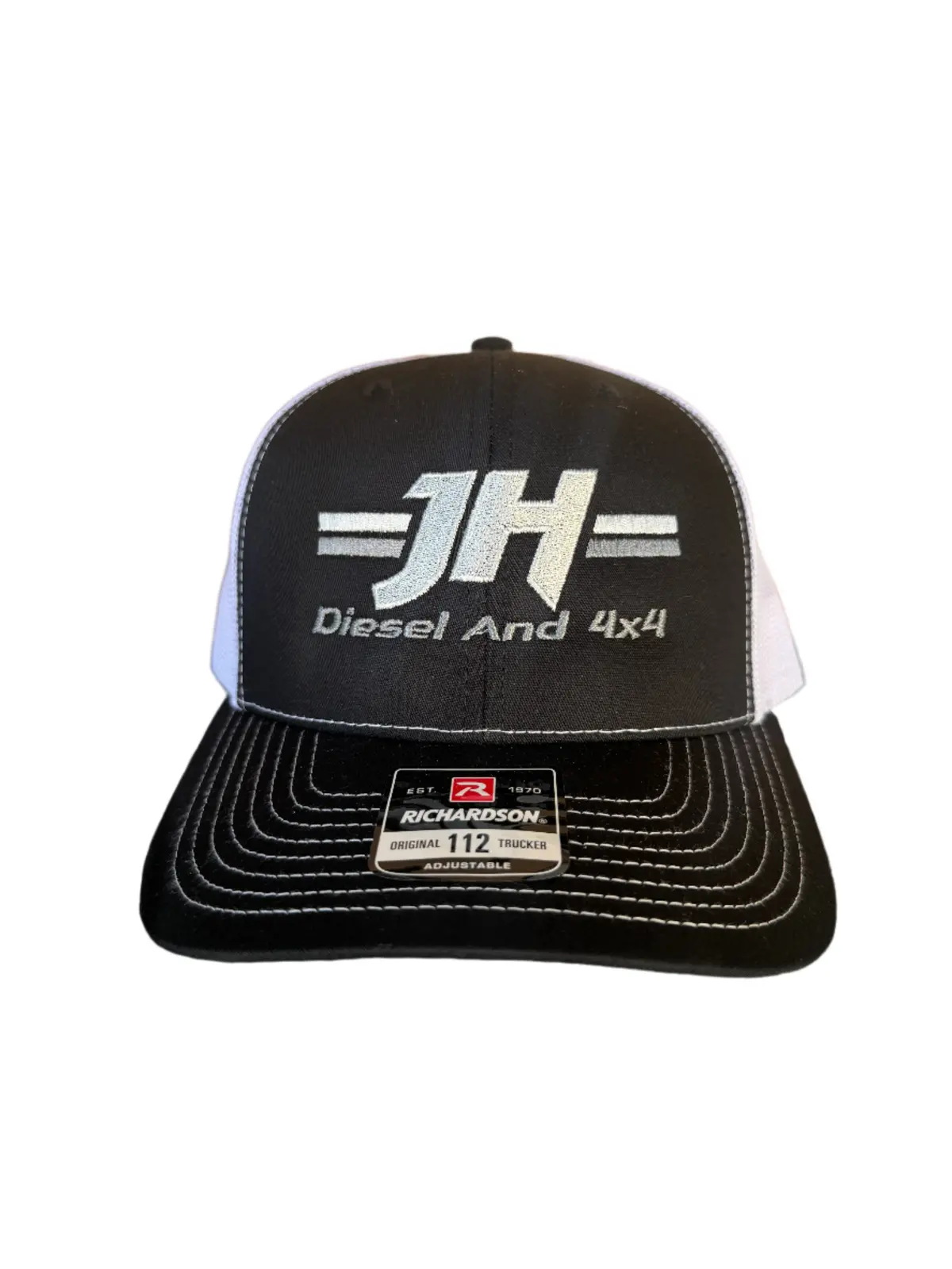 Jh's Diesel Grey Front Logo Snapback Hat 1