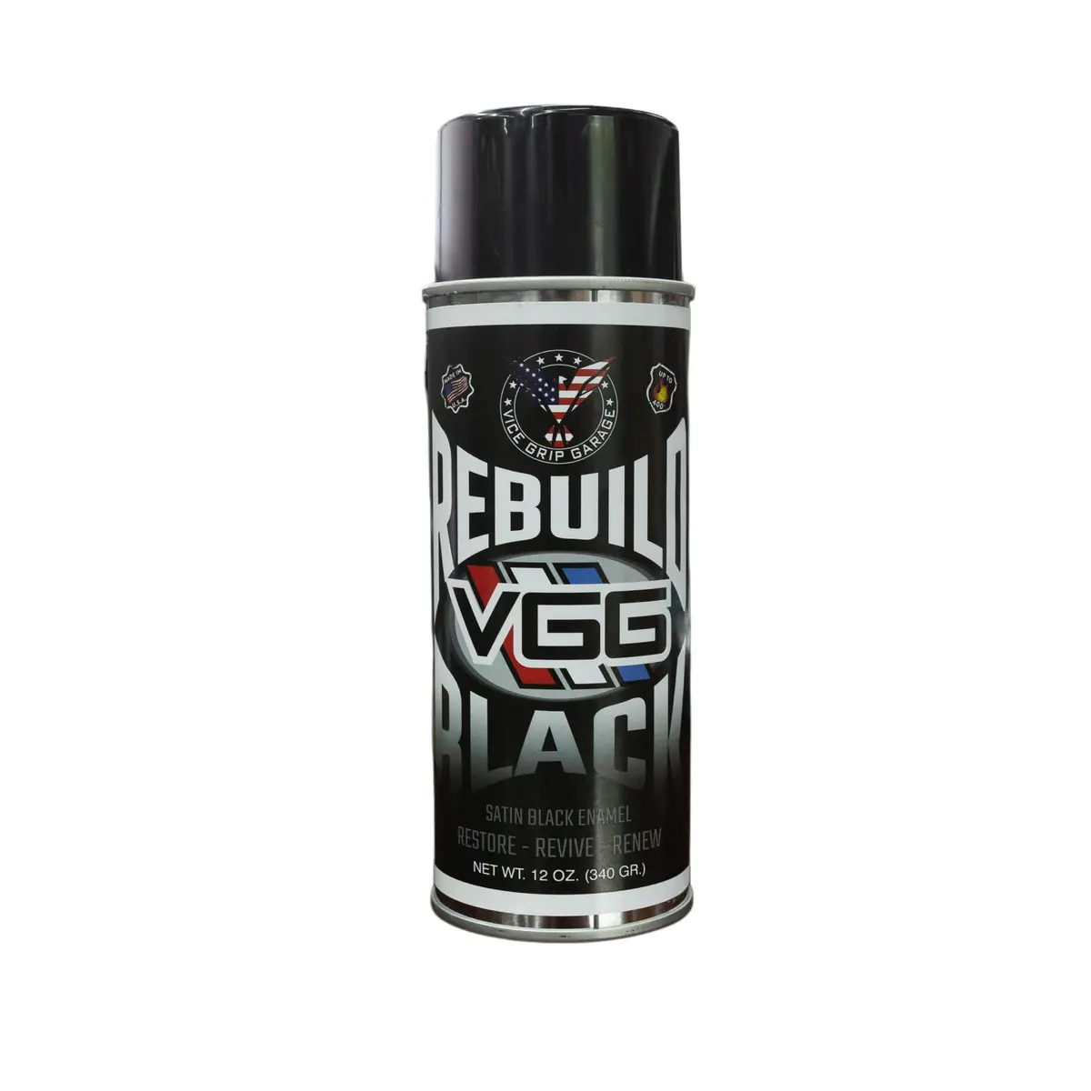 Rebuild Black – Vgg High-Temp Satin Enamel 1
