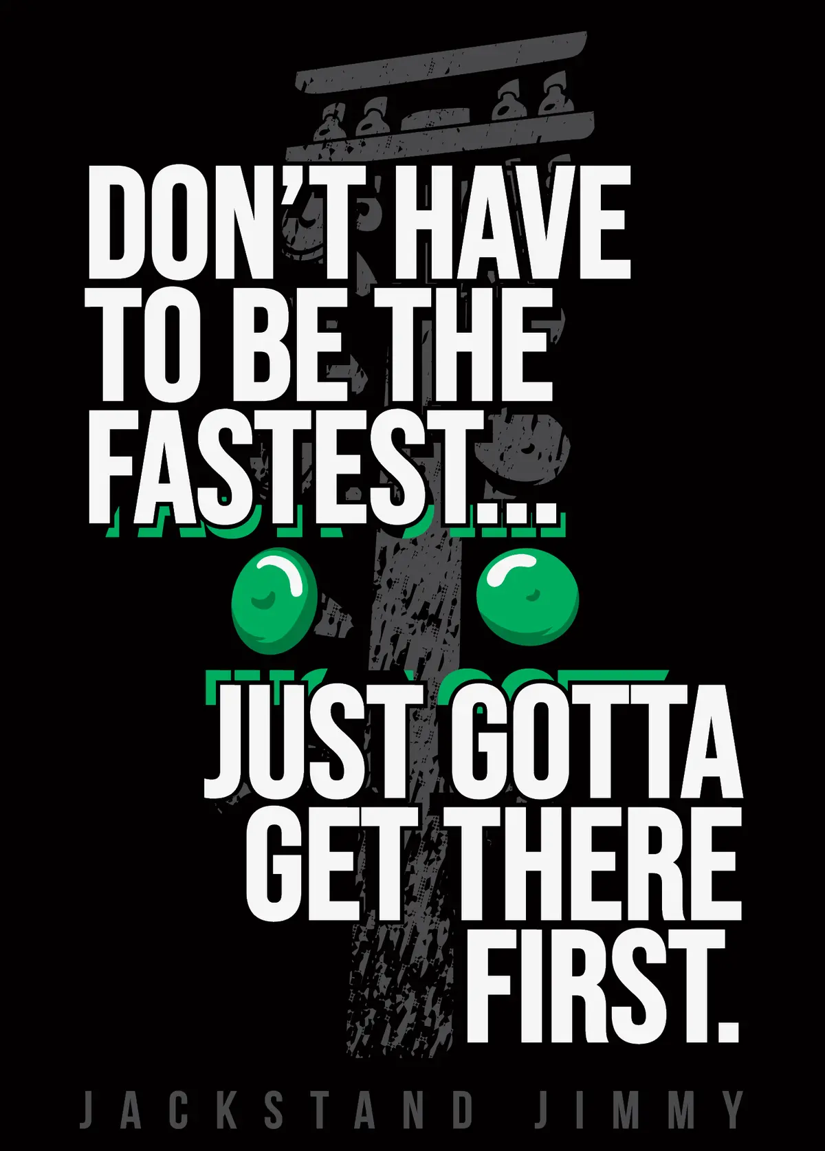 Jackstand Jimmy Fast First Sticker 1