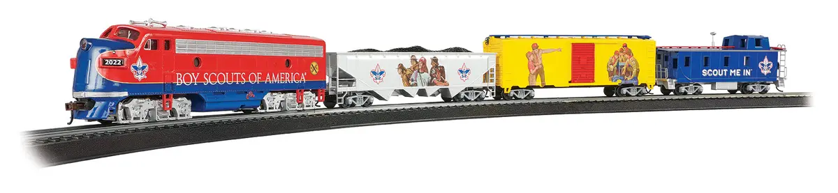 Bachmann Trains - Bsa All American Boy Scouts Of America Ho Scale Electric Train Set 1
