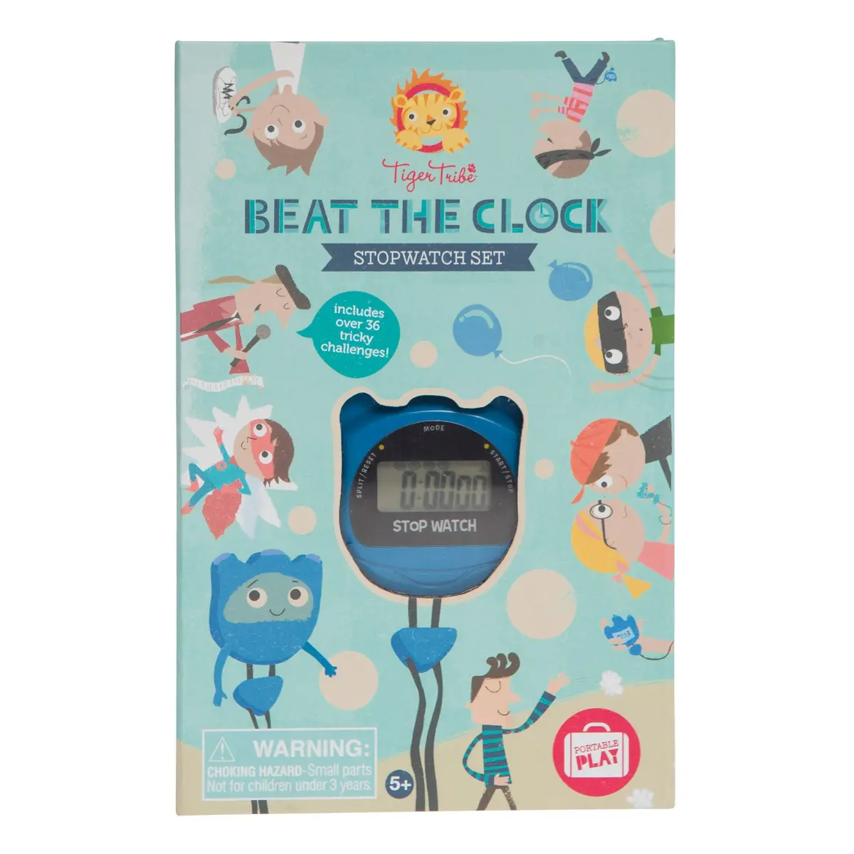 Tiger Tribe Beat The Clock Stopwatch Set - Time Challenge Game For Kids 1