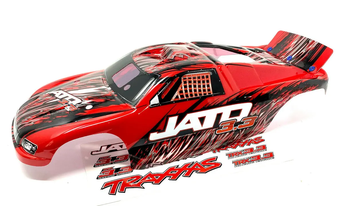 Jato 3.3 Body Shell (Red Cover Prographix & Decal 3.3 55077-3 1