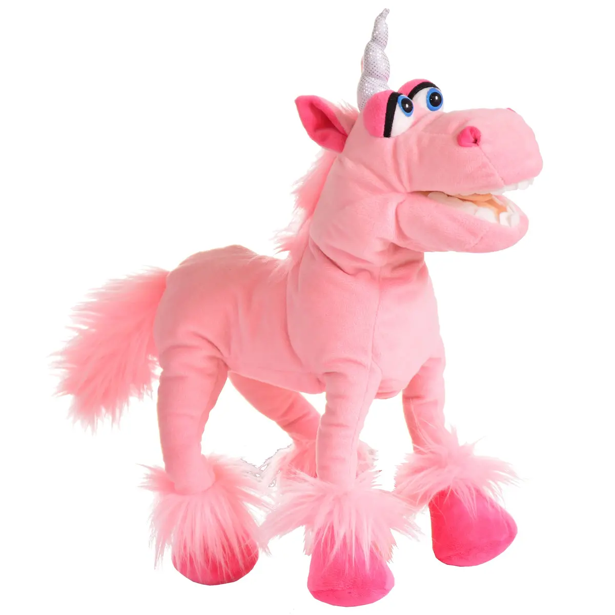Living Puppets Spark The Pink Unicorn 16" Plush Hand Puppet 1