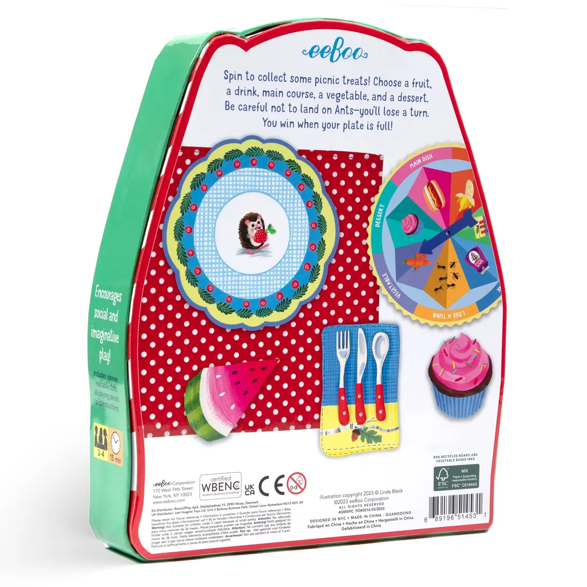 Spin To Play: Picnic Game Family Fun Board Game 1