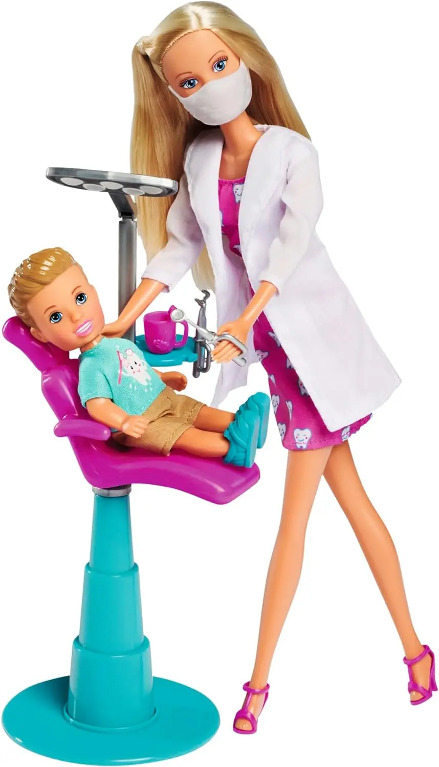 Simba Sl Dentist Play Set With Toddler Patient Doll 1