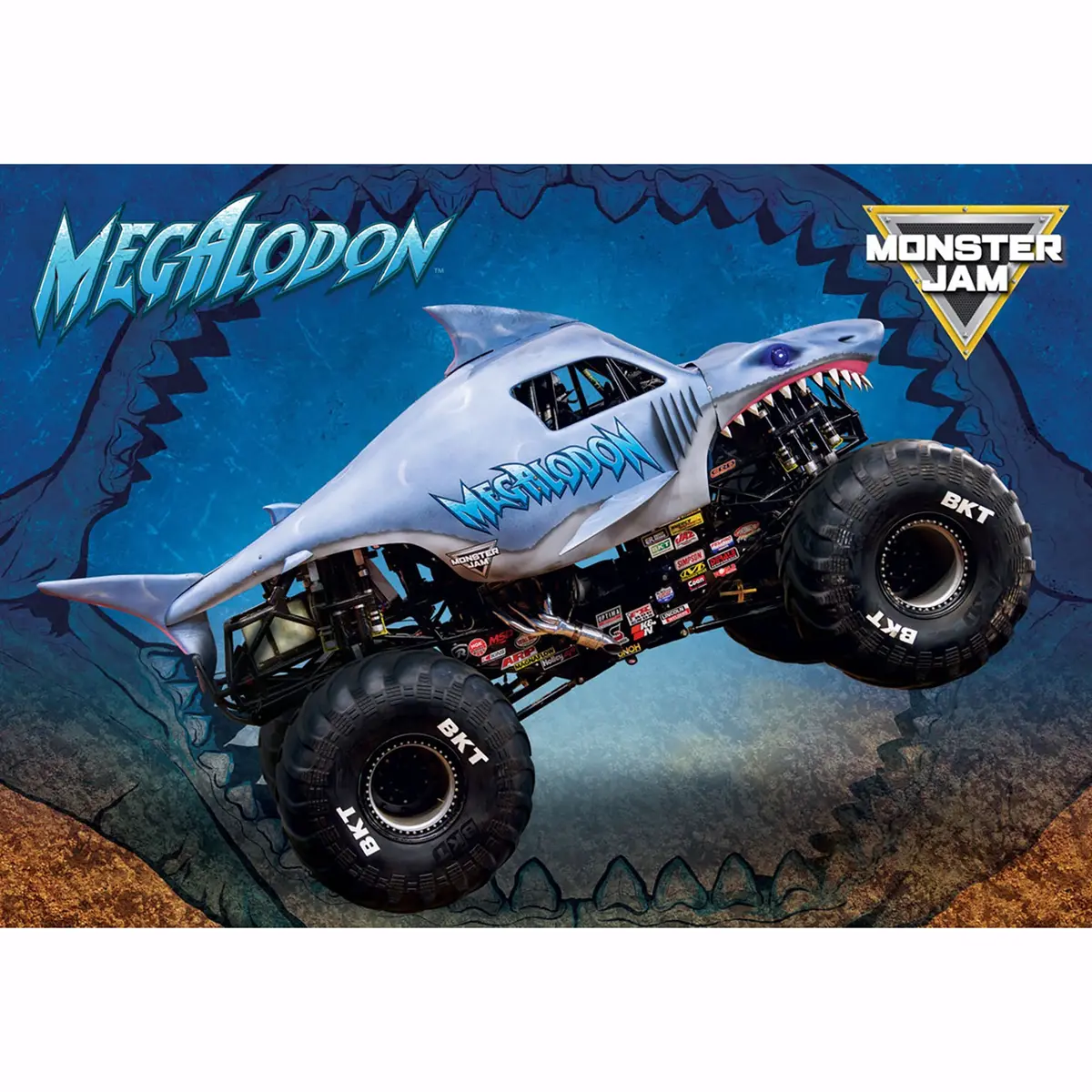 Monster Jam Megalodon 100Pc Jigsaw Puzzle & Lunch Box Set 1