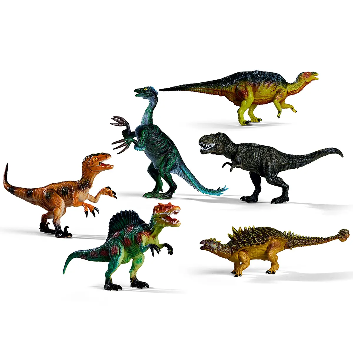 Simba Toys Xxl Dino Playset With 6 Realistic Dinosaur Figures - Vibrant Colors 1