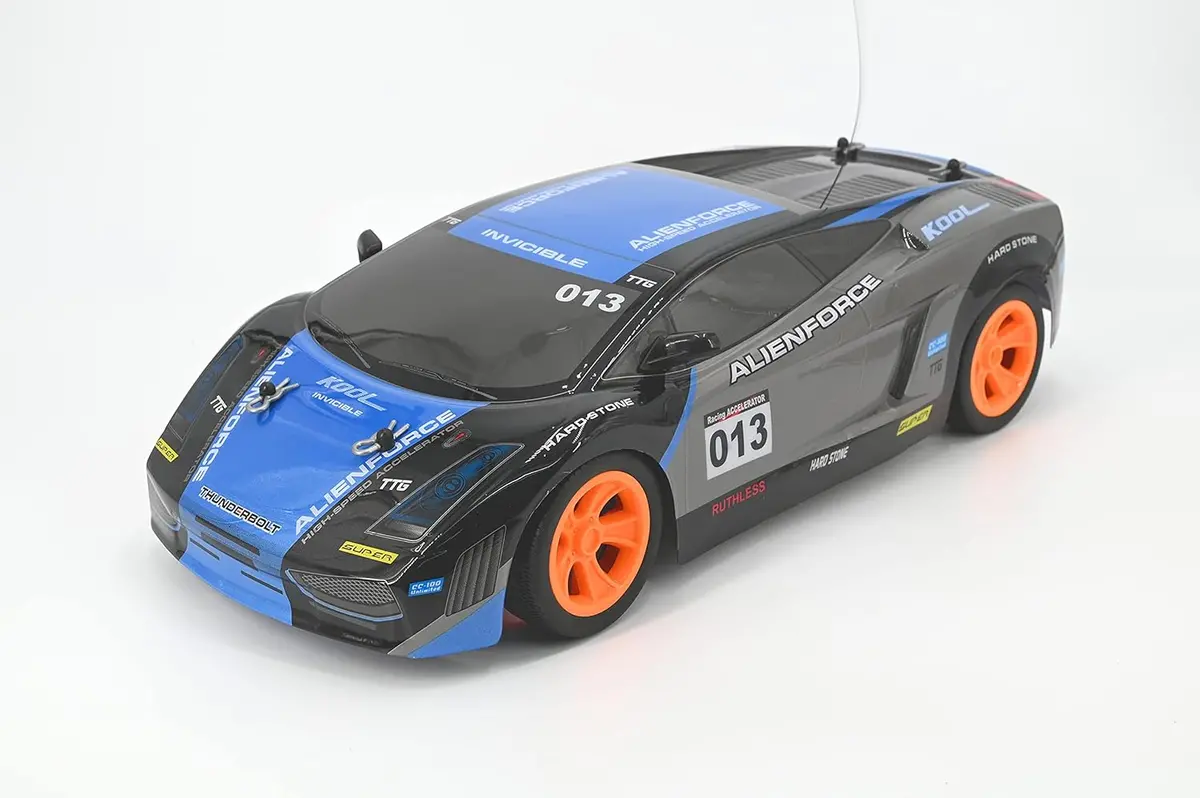 Rev-Volt Radio Control 27 Mhz Racing Car - Blue 1