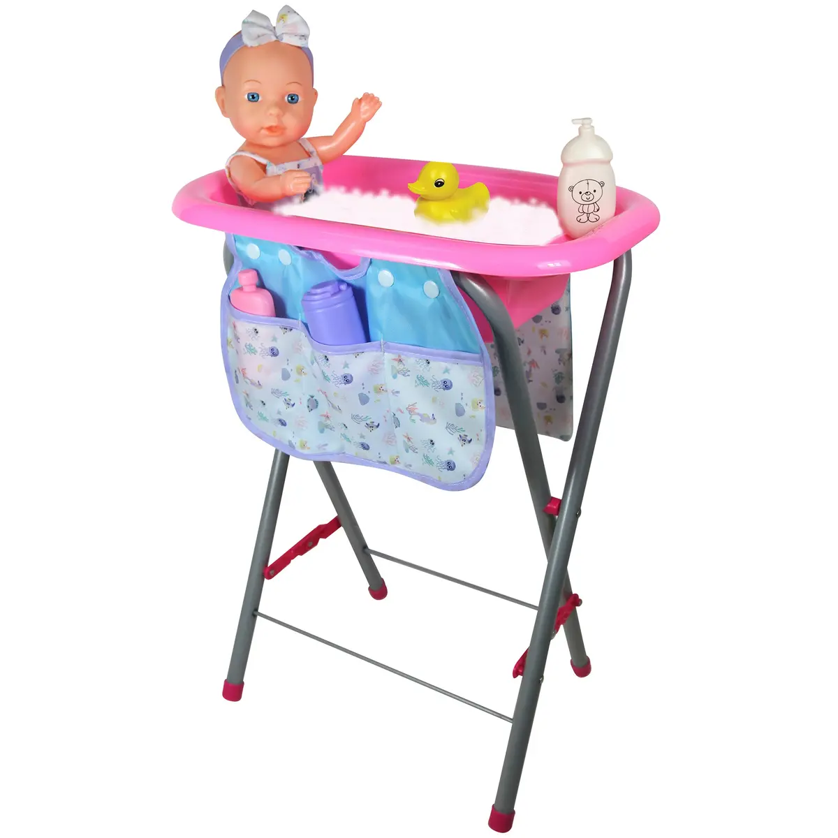 Lissi Sea Adventure 12" Baby Doll Bath Tub Playset With Care Accessories 1