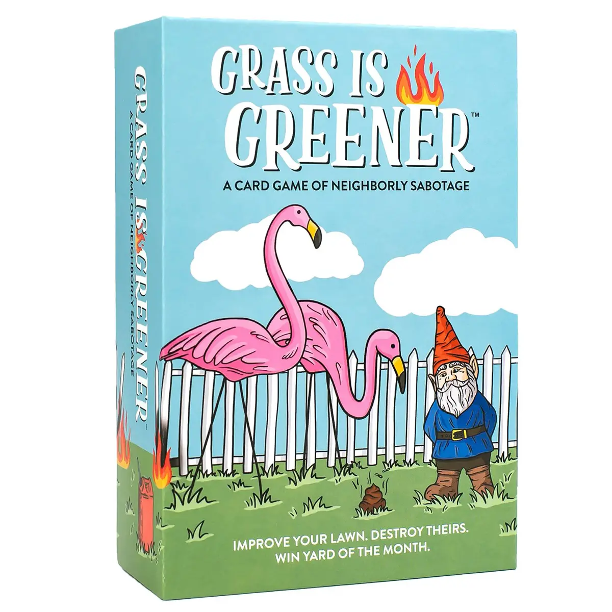Blue Star Press: Grass Is Greener Neighborly Sabotage Card Game, Ages 13+ 1