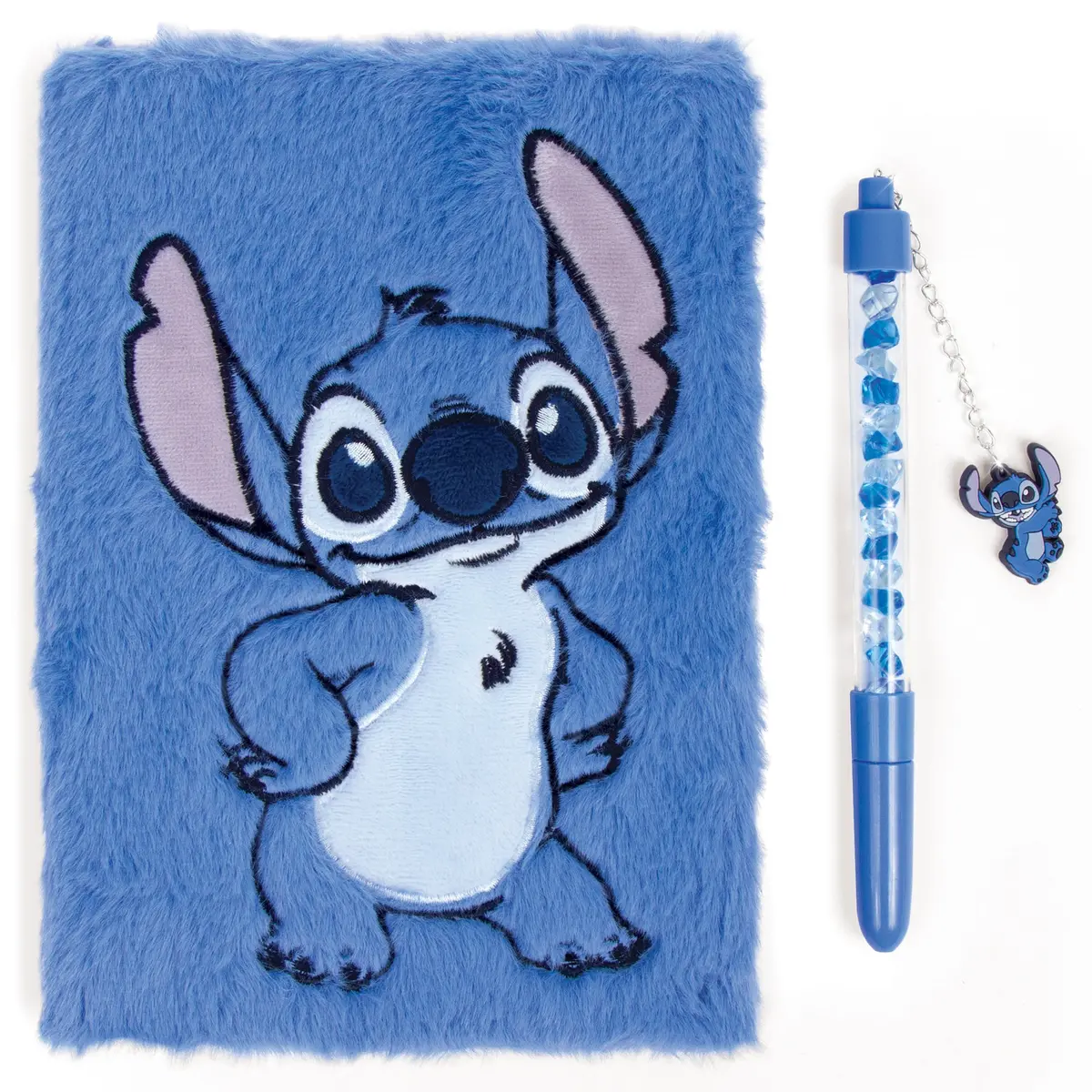 Journal & Pen: Fuzzy Cool Vibes Stitch 1