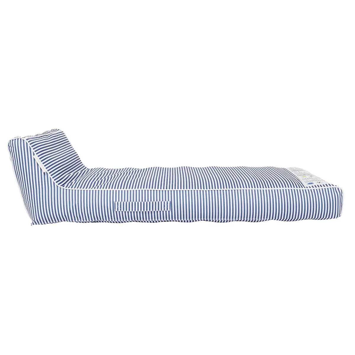 Sunnylife Luxe Lie-On Lounger - Le Weekend Navy - Inflatable Pool Float With Removable Cover 2