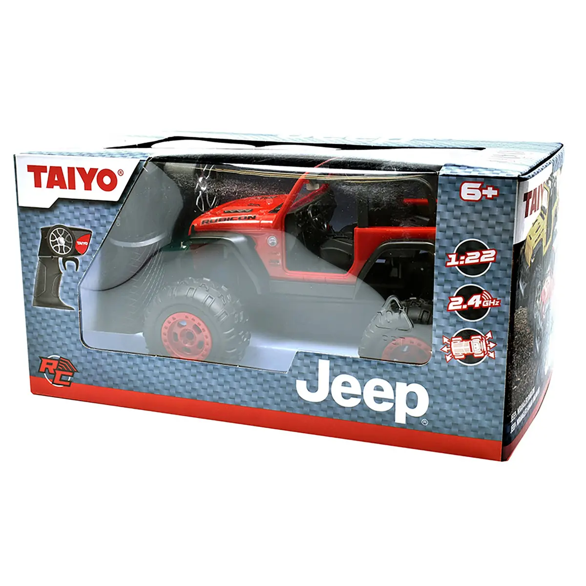 Taiyo Radio Control 1:22 Jeep Wrangler Rubicon - Red 1