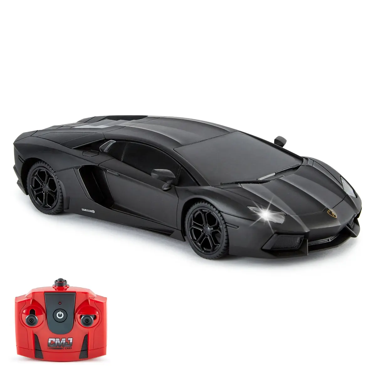 Cmj Rc Cars: Lamborghini Aventador Lp700-4 - Black - 1:24 Scale, 2.4Ghz, Led Headlights 1
