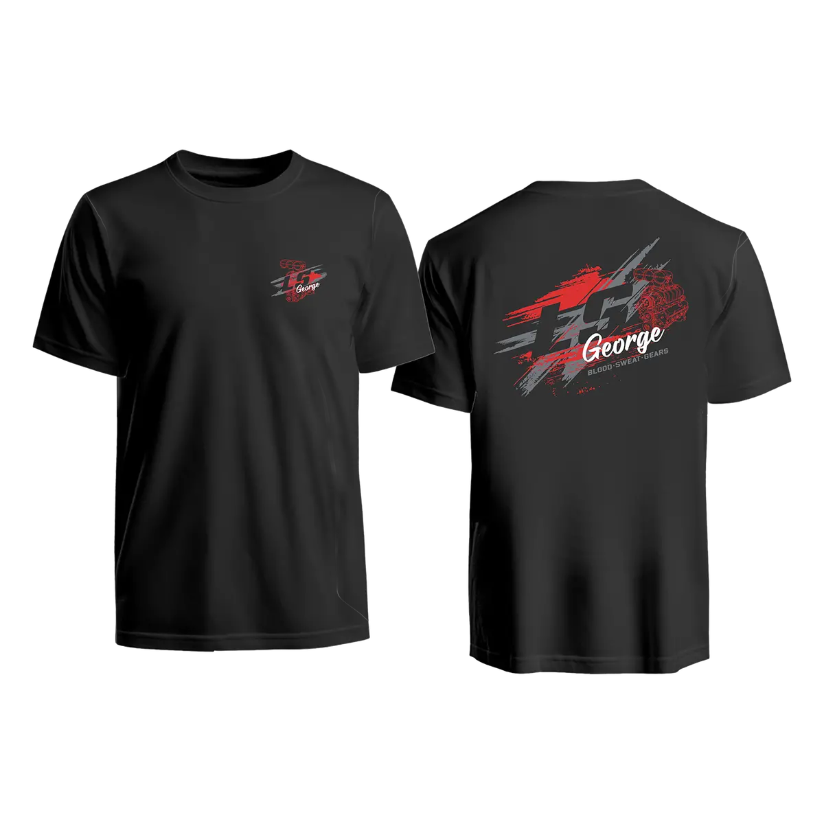 Ls George's Blood Sweat Gears Shirt 1
