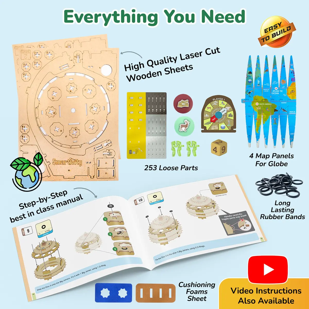 Smartivity Globe Trotters - Interactive Ar Globe Kit 1
