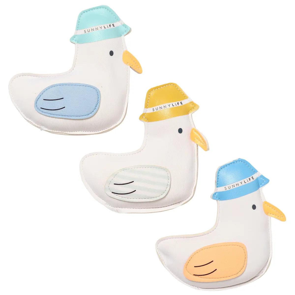 Sunnylife Dive Buddies - Sid The Seagull 3Pk, Pool Toys With Colorful Hats 1