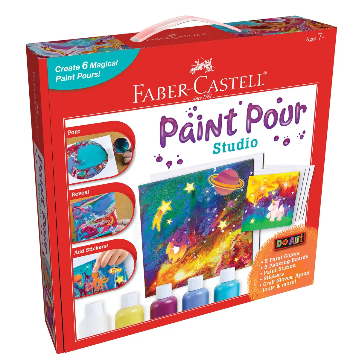 Faber-Castell Do Art Paint Pour Studio - Color Splash Kit 1
