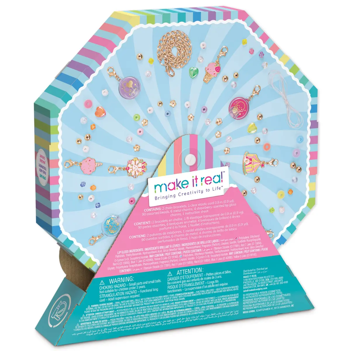 Mir Sweet Spin Carnival Diy Lip Gloss & Jewelry Craft Kit 1