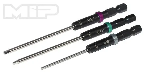 Mip Speed Tip™ Hex Driver Wrench Set Gen 2, Sae (3) 1/16", 5/64", & 3/32" #9611 1