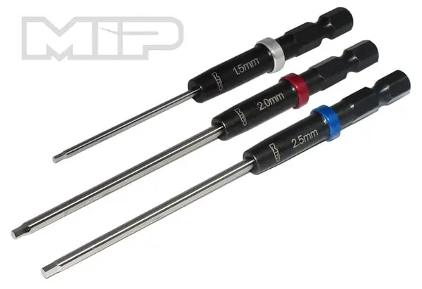 Mip Speed Tip™ Hex Driver Wrench Set Gen 2, Metric (3) 1.5Mm, 2.0Mm, & 2.5Mm #9612 1
